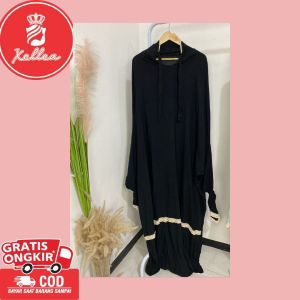 Mukena Dewasa Super Jumbo Model Simple Sabrina Mukena Terusan Rayon Lembut dan Adem Terbaru - XELLEA