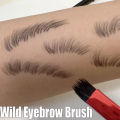 Kuas alis pipih mua sikat tegak miring tebal kotak lurus waterproof eyebrow eyeliner brush lembut yang bagus rapihin alis ngebentuk concealer. 