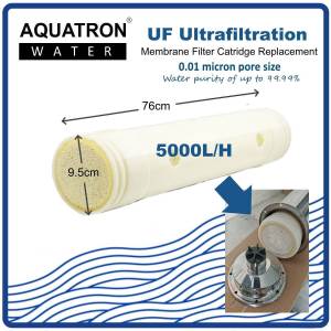 AQUATRON WATER 5000L/H | 10000L/H SUS304 Stainless Steel Ultra Filtration Membrane Wall-Mounted Home Central Water Filter Complete Set