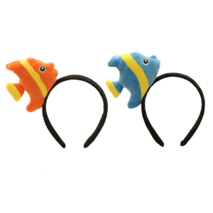 Phim hoạt hình cá nhiệt đới hairband bờm tóc trẻ em băng đô lông cho trường học hoạt động gia đình đạo cụ chụp ảnh tiệc mũ