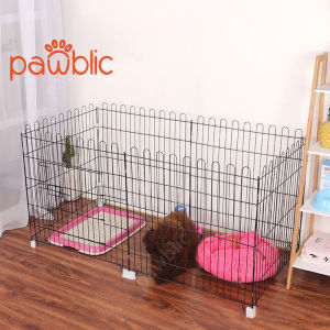 Pawublic คอกกั้นสัตว์เลี้ยง กรงสัตว์เลี้ยง คอกกระต่าย คอกสนาม ราคาที่สุด ประกอบง่าย กรงพับได้ ราคาที่สุด สำหรับสัตว์เลี้ยง DIY คอกกั้นสูงสุด