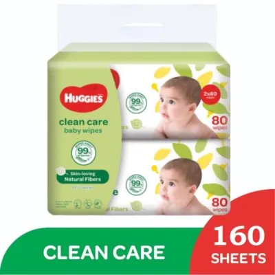 Huggies Baby Wipes Clean Care 20sheets and 80sheets