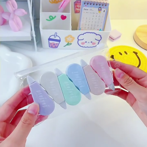 6Pcs 4mx5mm Correction Tapes Roller White Correction Tape for Student Adult Crafting Noting Making Scrapbooking