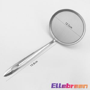 Kitchen Stainless Steel Mesh Spoon Sifter Sieve Filter Kitchenware Cooking Skimmer Strainer S/M/L
