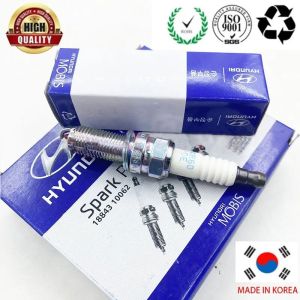 4PCS Original 18843-10062 LKR6D-10E Spark Plug for Hyundai Accent i10 1.2 (2008 - 2015) / Hyundai Accent (2014 - 2018) / Kia Rio 1.2 / Kia Picanto (2012 - 2016)