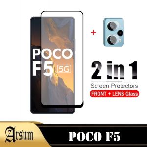 PROMO Paket 2in1 Tempered Glass Layar POCO F5 5G Free Tempered Glass Camera