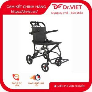 Xe lăn du lịch sắt sơn bánh nhỏ X-195L