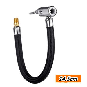 【WOKEN】Car Tire Inflation Hose Air Pump Extension Tube Adapter Bicycle And Motorcycle Universal Air Pump Tube Quick Connect Air Pump Inflation Tube