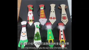 New Year Christmas Ties Santa Stylish Snowman Tie Santa Kids Mens Necktie for Christmas Costume Fun