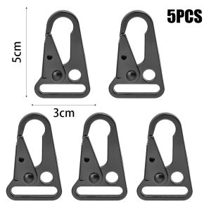 5Pcs Brand New Zinc Alloy Hawkbill Buckle Multifunctional Outdoor Tactical Backpack Metal Mountaineering Keychain Clip Outdoor Mountaineering Tools