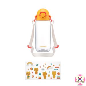 Locknlock chai dây đeo cho trẻ em khóa & khóa nhẹ Tumbler 400ml chai nước bình inox cốc cao bằng thép không gỉ trẻ em Tumbler trẻ em chai