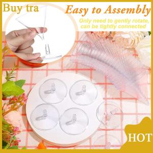 [Buytra] 10Pcs Fashion Wine Party Champagne Cocktail Plastic Champagne Disposable Goblet Beer Whiskey Cups Party Tableware