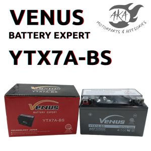 LTC Venus YTX7A-BS Battery for Motorcycle - Reliable Power Supply"