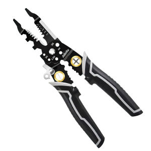 Tang Pemotong Kabel Multifungsi 8in1 Tang Tukang Listrik Tang Pengupasan Kabel Tang Stipper - 6685