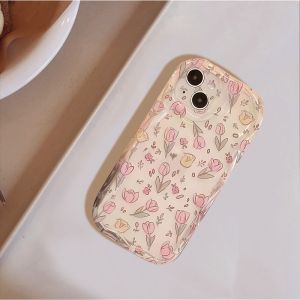 Spring and summer tulips Compatible for IPhone 15 Plus 11 14 13 12 15 Pro Max XR X XS Max 15 7Plus 8pl