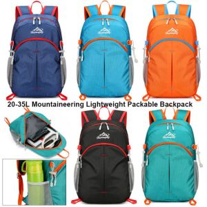 X-STARRY 20-35L Large Capacity Mountaineering Packable Backpack Lightweight Foldable Sports Travel Daypack Bag High Quality Ultralight Waterproof Daypack