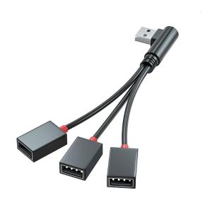 USB Power Splitter 1 Male to 3 Female USB 2.0 Adapter 1 to 3 USB Splitter USB Extension Cable USB multiport for Charging