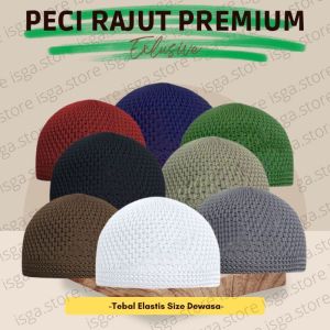 Songkok| Prayer cap Elastic Adult Knitted Cap