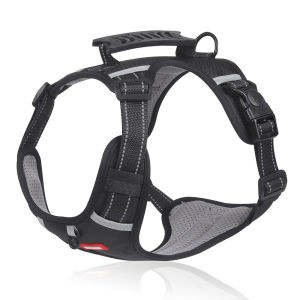 Dog Explosion Punch Pet Chest Harness Big Dog Specialized Dog Leash Commuter Reflective Tow Leash