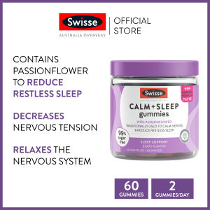 Swisse Ultiboost Calm + Sleep Gummies 60 Gummies (Pastilles) (EXP:10 2027)