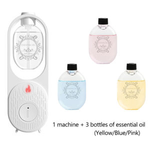 Flame Pure Essential Oil Aroma Diffuser Waterless Aromatherapy Diffuser For Home 5 Gear Mode Fragrance Dispenser Mist Maker