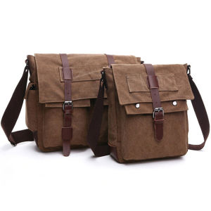 Men Canvas Sling Bag Luxury Korean Stylish Messenger Bag Business Student Simple Shoulder Bag Laptop