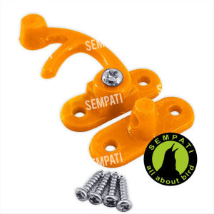 SEMPATI Kunci Antik 1 Pcs Serba Guna Kuncian Pintu Sangkar Kotak Murai Klem Koper Tebok Kandang Burung Murai Kunci Pengaman Sangkar Pleci Lovebird Kucing Anjing Sugar Glider Hamster KKNC1