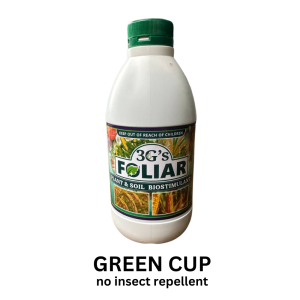 3Gs Foliar Fertilizer & Soil Biostimulant | Plant Growth Booster with Insect Repellent (Red Cup) & Non-Repellent (Green Cup) | Ideal for Rice Corn Vegetables and Fruit Crops | FREE Cup | Original Super Gold Japan Technology NPK | 250 500 1000 mL - NPK