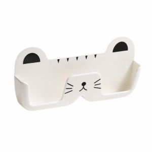 CHENJIE Easy To Install Cat Glasses Frame Seamless Cute Glasses Holder Useful Shelf Wall Mounted Eyeglass Frame Home