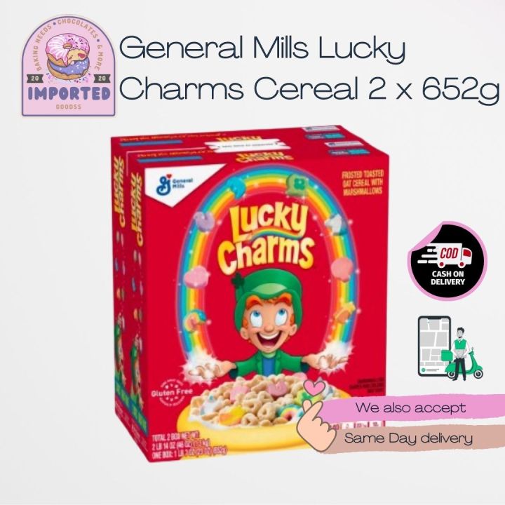 General Mills Lucky Charms Cereal Adult Cereal Kids Cereals Chocolate 