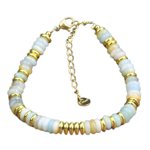 Bohemian Handmade Bracelet Colorful Natural Stone Beads Handchain Women Jewelry Handmade Gemstones Bangle Accessory