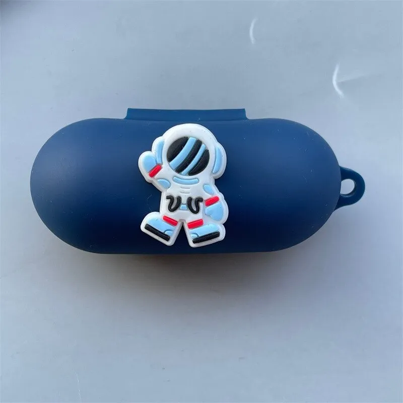 Huawei FreeClip Silicone Case - Astronaut Design With Carabiner Hook For Easy Carrying