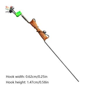 Pengtao13 Câu Cá Tự Động Nhỏ Cần Câu Cá Lười Tự Động Lò Xo Lắp Cần Câu Mới