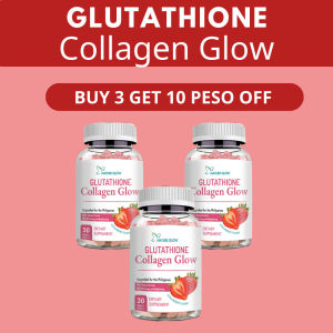 【Local Stock】Halal NATURE GLOW Glutathione Collagen Gummies Anti-Aging Whitening Collagen Glow 30 Gummies COD