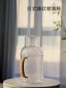 [Yuanyi] 2400ml Large Capacity Retro Glass Water Bottle #防蚂蚁防虫防尘 Glass Kettle with lid/ 2400ml大容量复古玻璃水壶 带盖玻璃水壶
