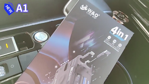 120W Automotive Chargers Triple Device Support Antislip Structure Intelligent Voltages Control System