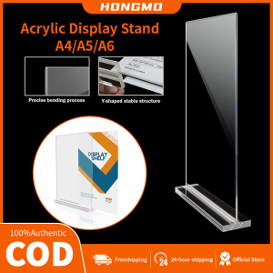 A4 A5 acrylic table stand Double Sided Clear Acrylic Menu Holder Display Stand For Business Office And Restaurant