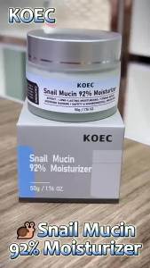 KOEC92% Snail facial moisturizing cream hydrating and nourishing face cream Snail Mucin Cream
