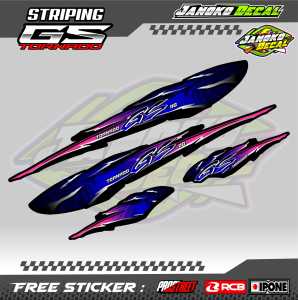 STRIPING VARIASI SUZUKI TORNADO GS / STICKER LIST VARIASI MOTOR TORNADO GS