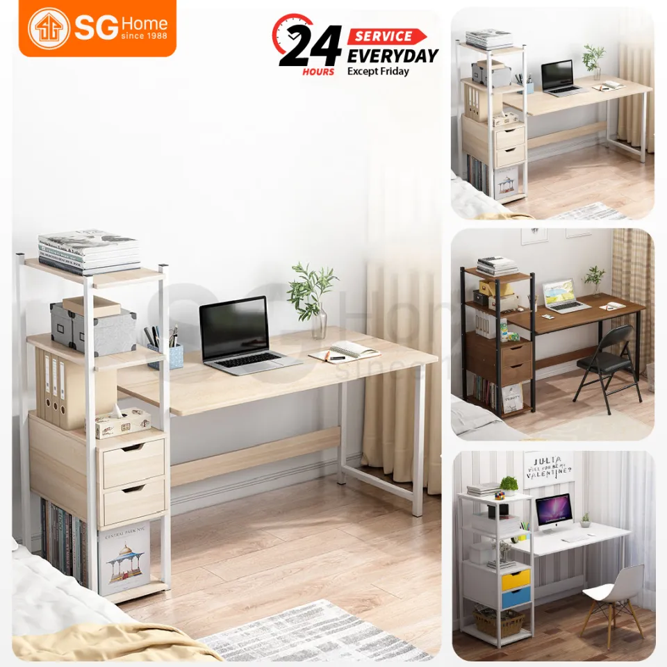 READY STOCK Study Writing Desk 105cm x 40cm x 110cm Computer