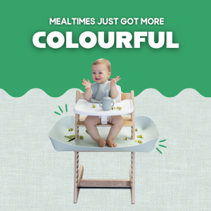 [Official Authorized Distributor] Catchy The Food Catcher for High Chairs in Colour
