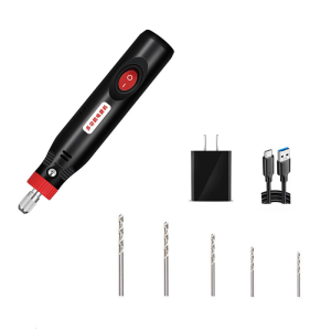 Multiple Material Mini Electric Drill Tool With Accessories Hole Puncher For Crafting Resin Horn
