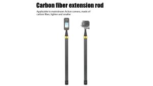Gậy selfie vô hình mở rộng bằng sợi carbon 300CM cho Insta360 X5 X4 3 GO 3 Action 4 phụ kiện cho gậy selfie