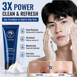 JMY Blackhead Cleanser Deep Cleansing Face Wash Refreshing Moisturizing Gentle Daily Facial Pore Cleanser