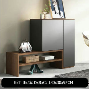 Tủ giày kết hợp kệ giày thiết kế độc đáo tinh tế 2X - Decor 2X102
