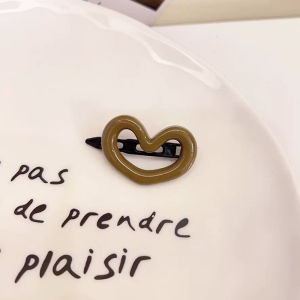 Tooyoo Sweet Heart-shaped Hair Clip Girlish Sense Bangs Clip Cute Creative Hair Accessory