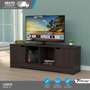 Trenz Furntire - Meja TV Minimalis Rak TV Serbaguna Bufet TV Modern Lemari TV Murah