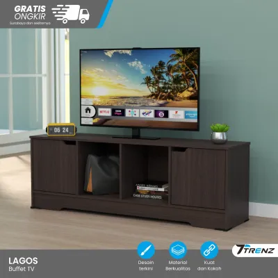 Trenz Furntire - Meja TV Minimalis Rak TV Serbaguna Bufet TV Modern Lemari TV Murah Series Bella