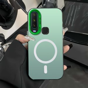 FOR Casing VIVO Y12 VIVO Y15 VIVO Y17 VIVO Y11 2019 phone case hard case TPU Protector Smooth shockproof Cover new design aesthetic Wireless magnetic attraction CYBSWX01