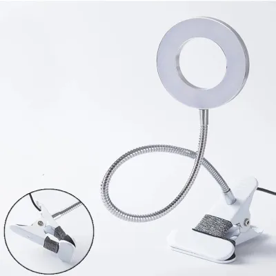 Lampu Meja Belajar Led Jepit Lampu LED Clip Klip Pemasangan Eyelash Palsu Lampu Meja Baca Perawatan Mata Siswa Lampu